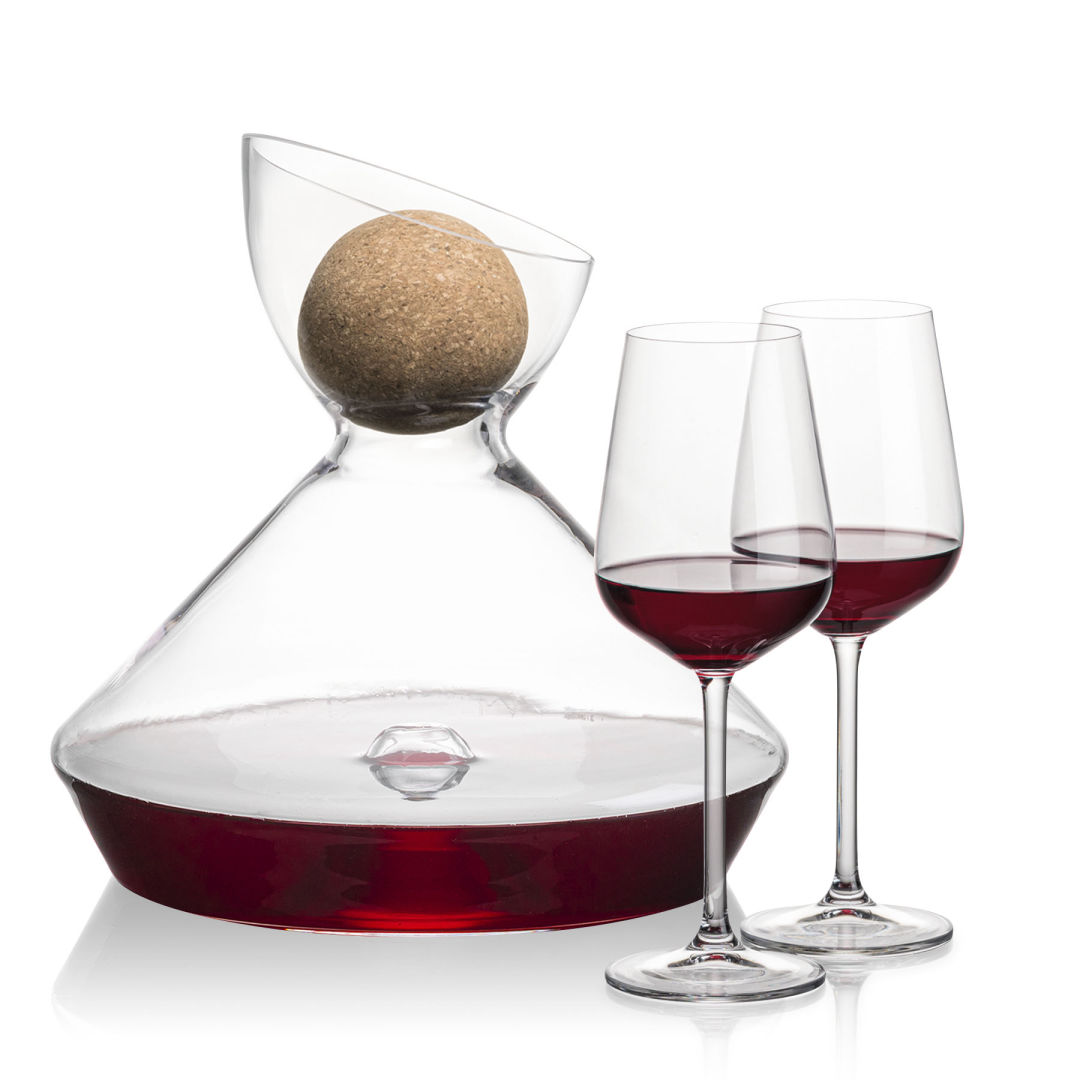 Woodbury Carafe w/Cork Stopper & Elderwood Wine 1