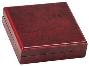 Rosewood Medal Box with an engraved top 2