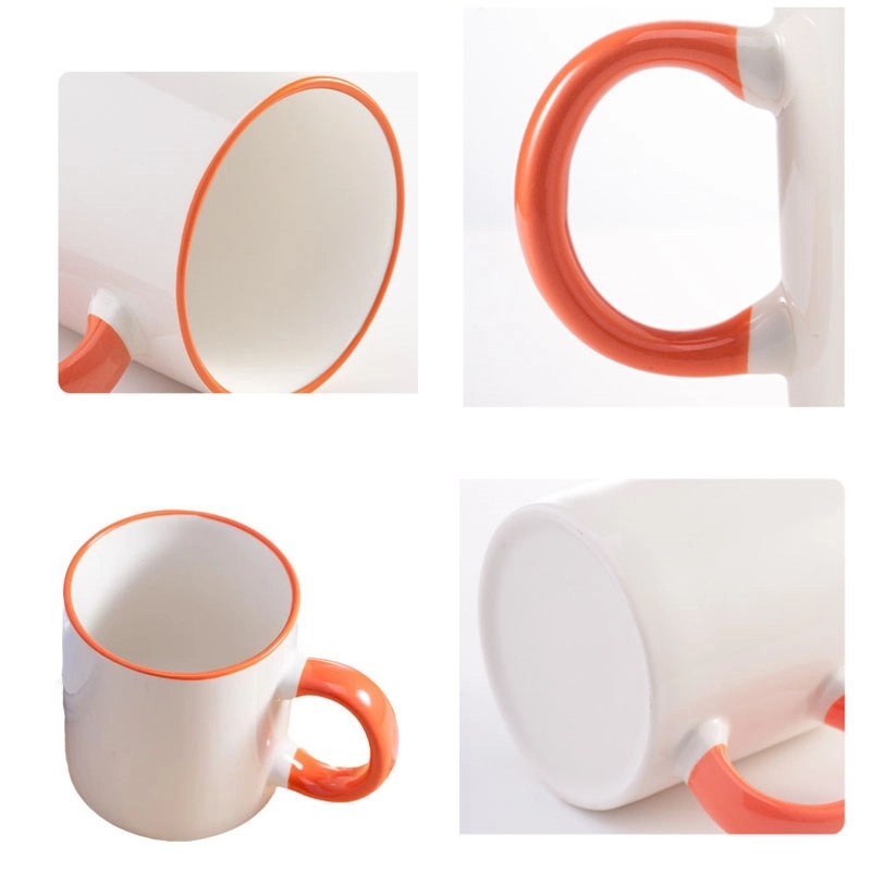 Custom 11 oz Smooth Ceramic Coffee Mug 6