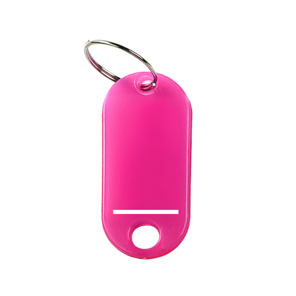 Plastic Key Tags With Label Window 18