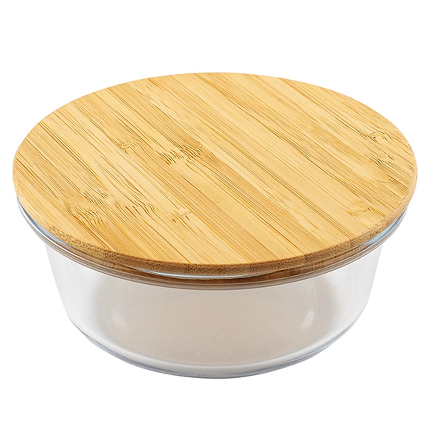 Bamboo Lid Glass Lunch Box 2