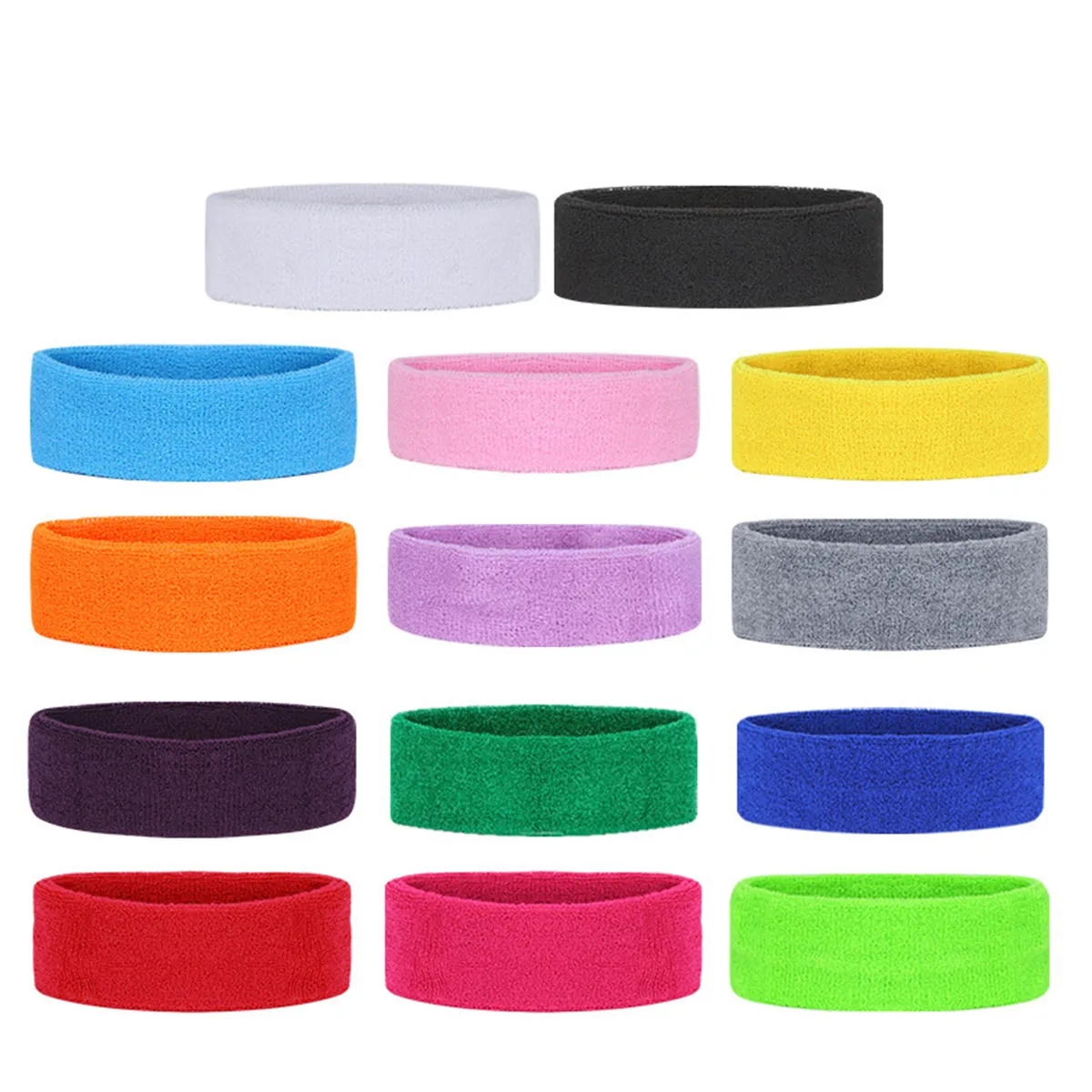 Headband Wristband Set Terry Cloth 3
