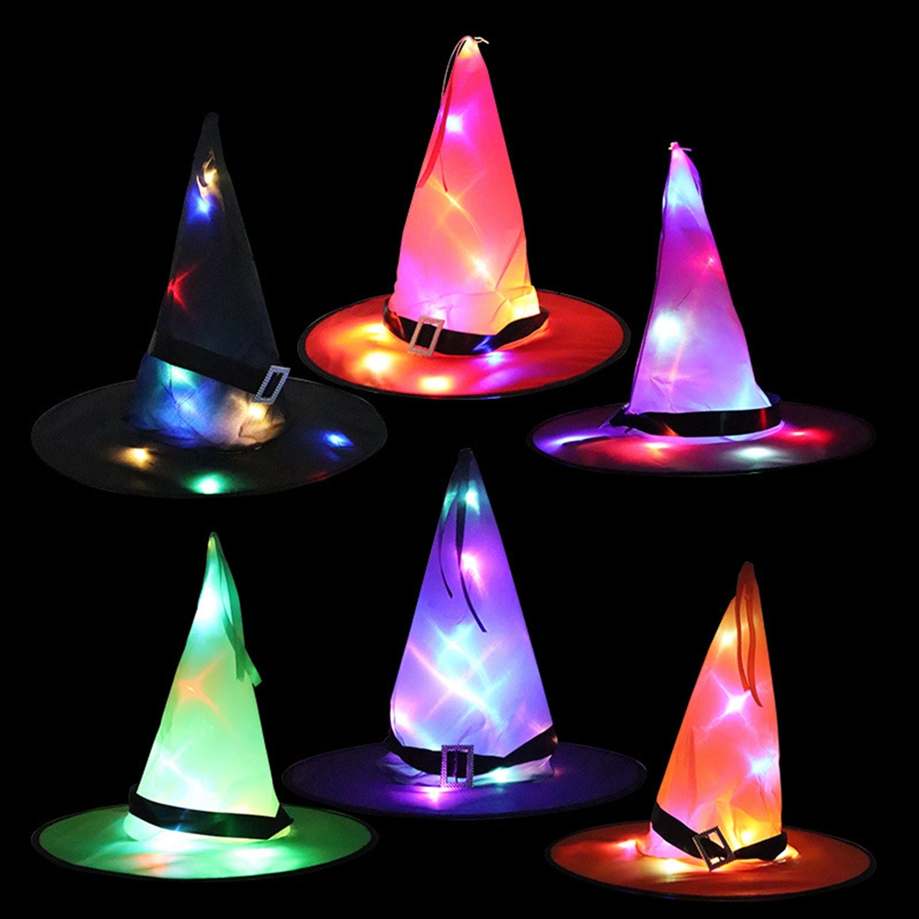 Halloween Decorations Witch Hat Light 3