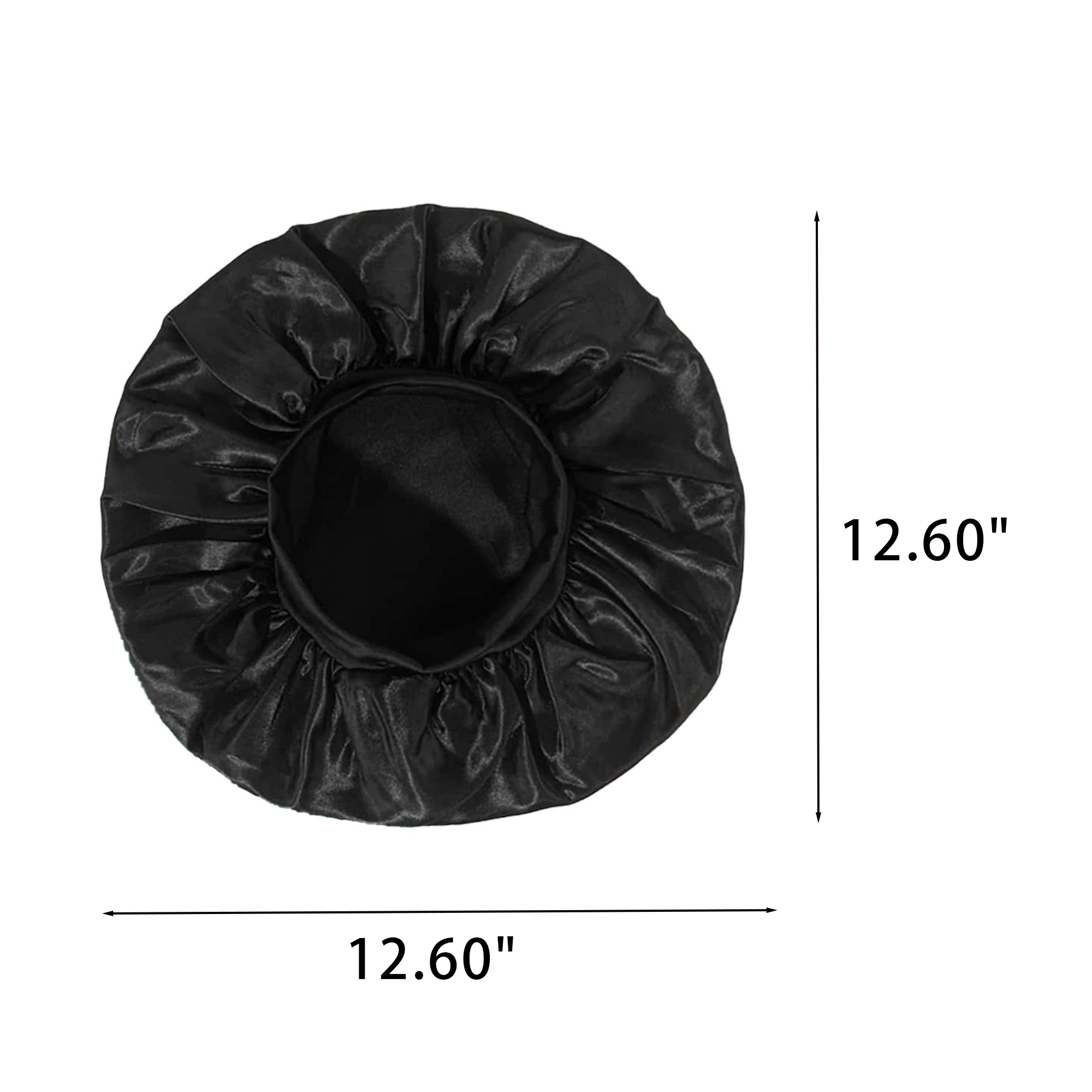 Satin wide-brimmed women's chemo cap and  sleep cap 8