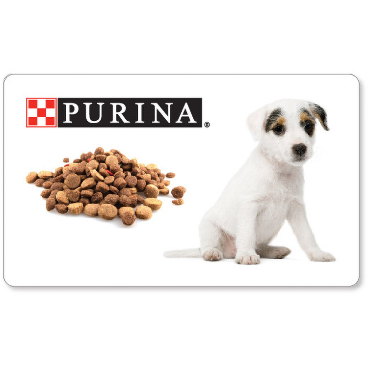 Pet Food Mat 1/16" White Synthetic Rubber 15.5" x 26" Rectangle, Full Colour Digital Imprint 4
