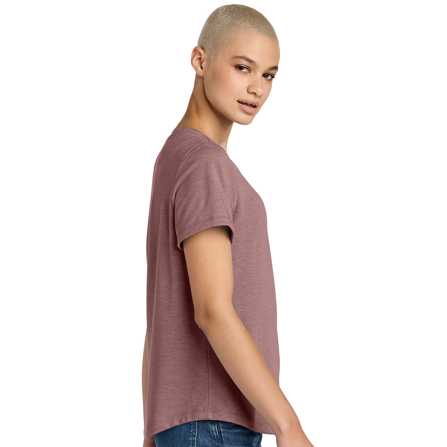 Allmade® Women's Relaxed Tri-Blend Scoop Neck Tee 2