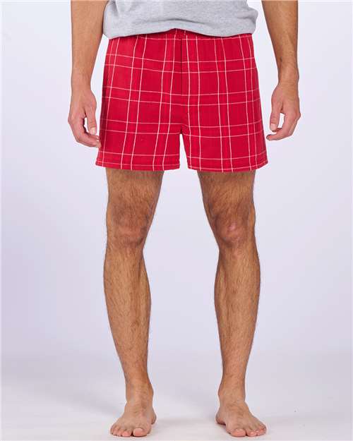 Men's Double Brushed Flannel Boxers - BM6701 50