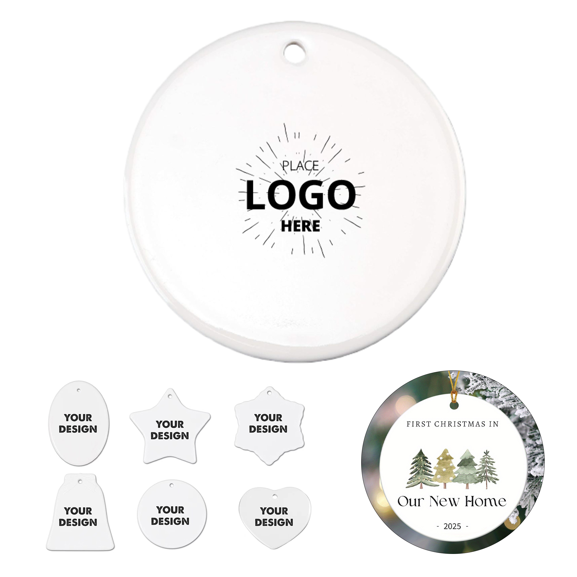 Custom Ceramic Ornament 3