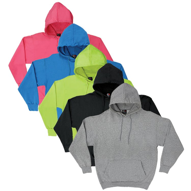 Cotton Plus Hooded Sweatshirts - Sport Gray 2XL, custom hoodie or sweatshirt with logo imprint 2