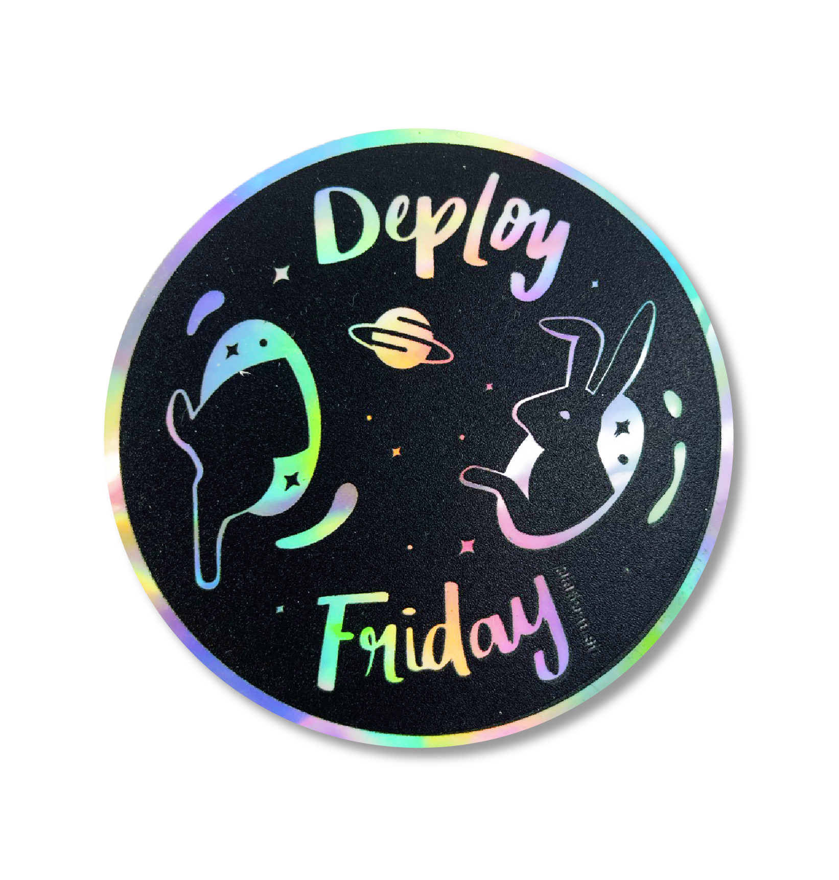 Holographic Rainbow Stickers | Decals | Labels 8