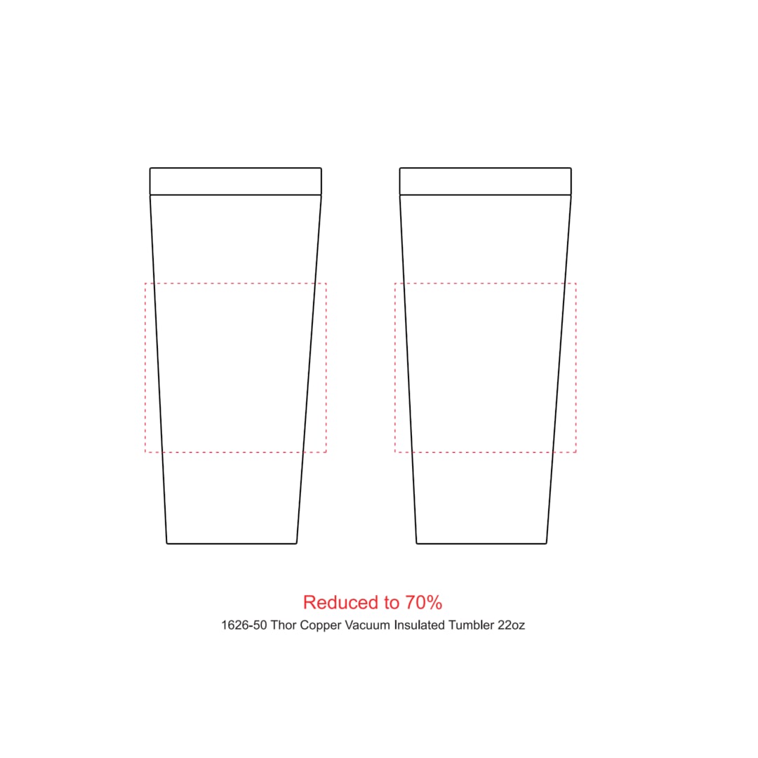 Thor Copper Vacuum Insulated Tumbler 22oz 166