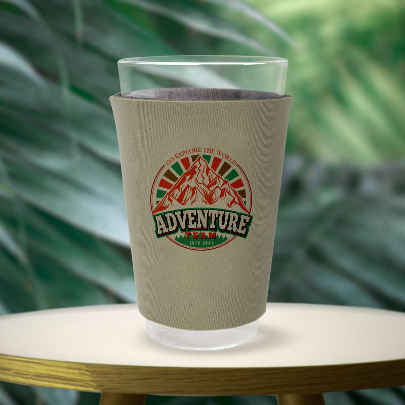 Full Color Foam Pint Glass Sleeves 12