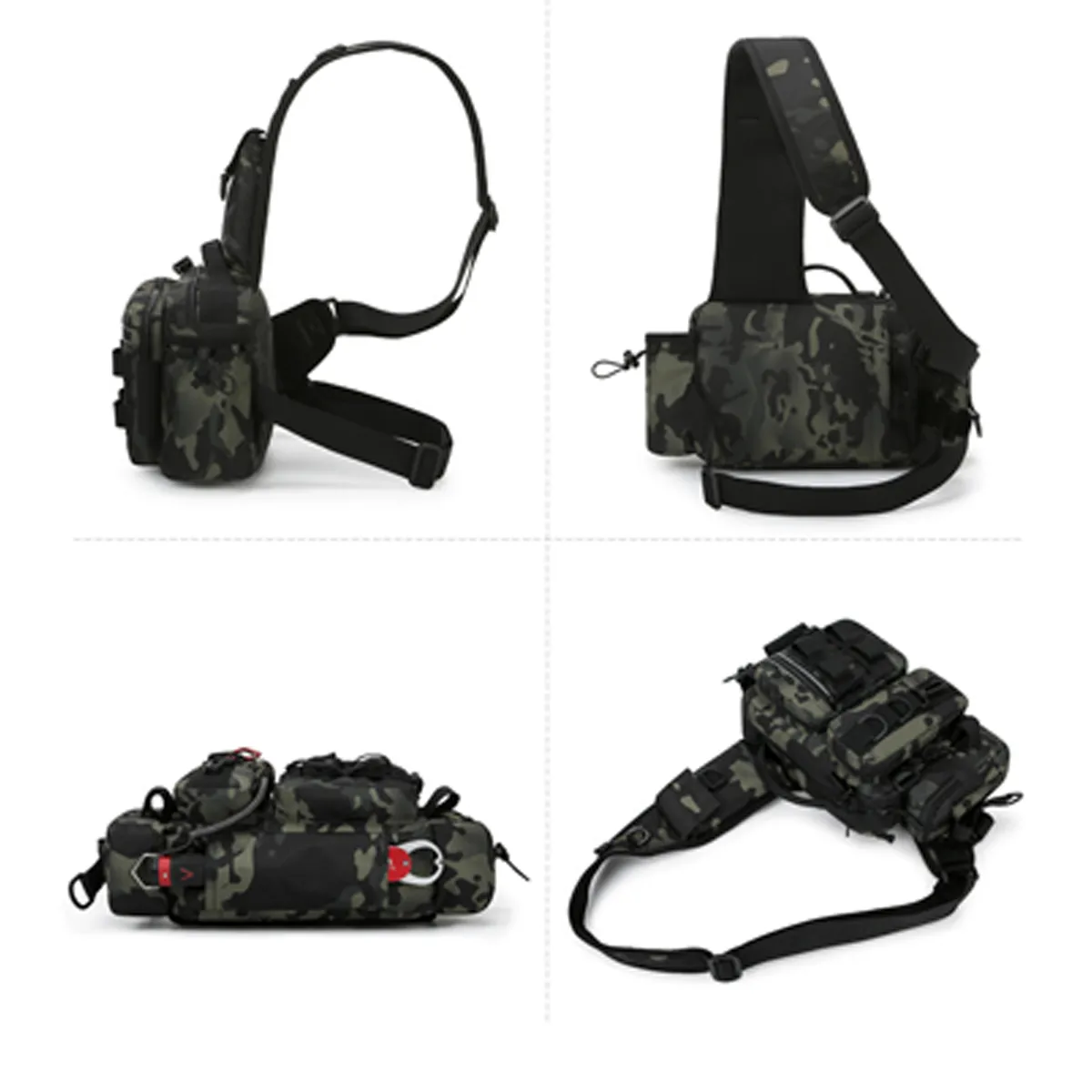 Fishing Hunting Tackle Bag Fanny Pack Waterproof Waist 4