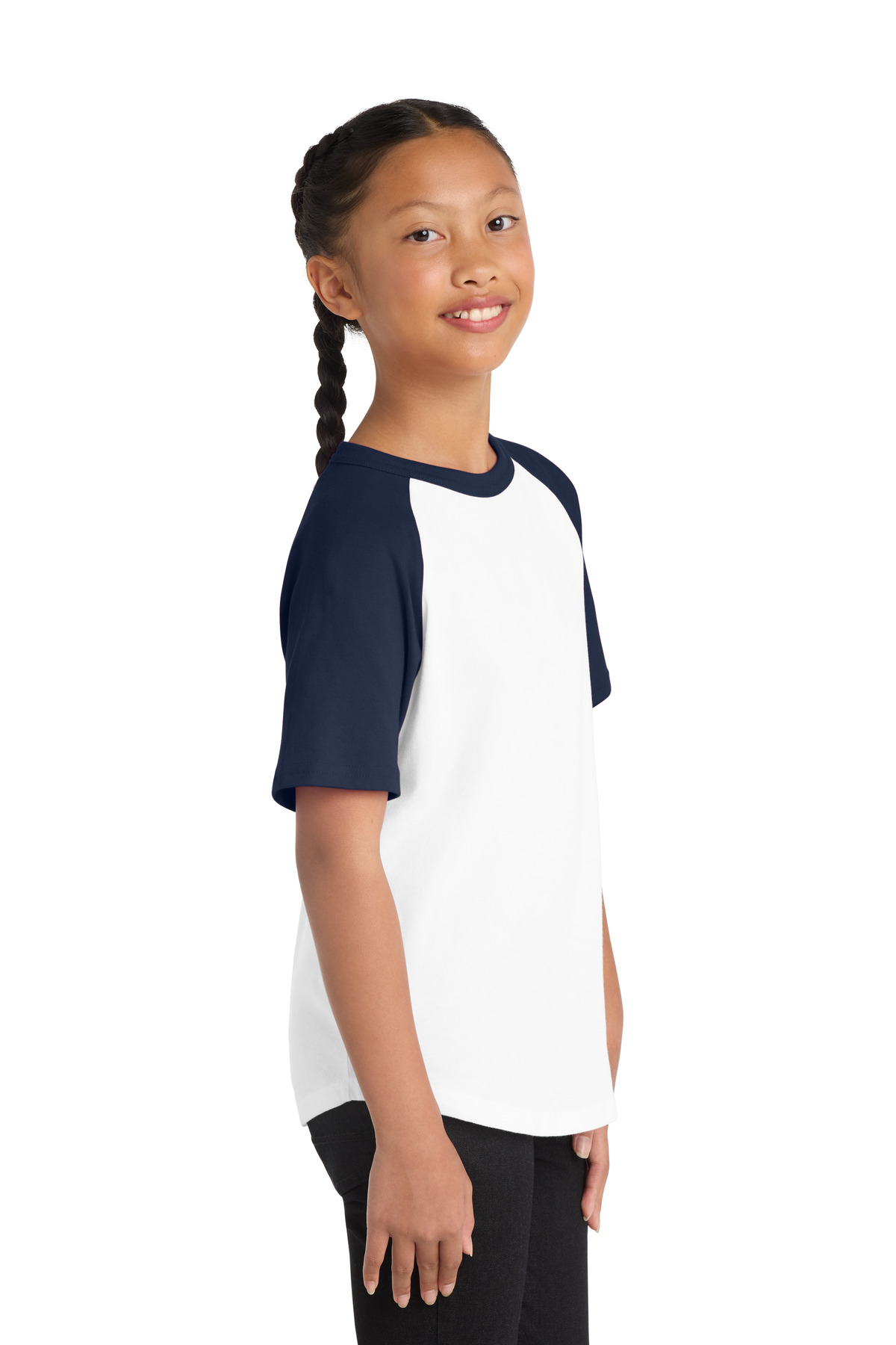Sport-Tek Youth Short Sleeve Colorblock Raglan Jersey. YT201 31