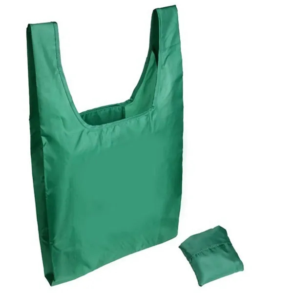 RPET Polyester Foldable Shopping Bag In Pouch 8