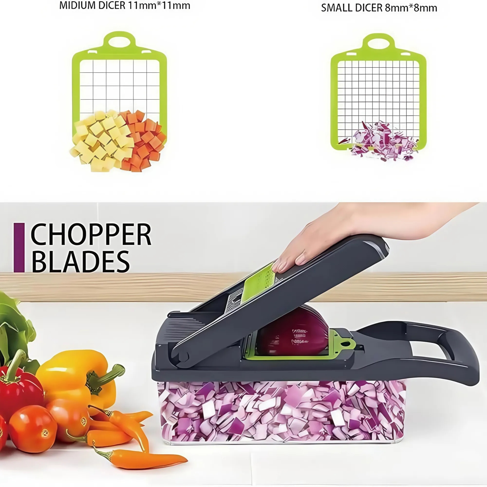 15 in1 Multifunctional Vegetable Chopper 4