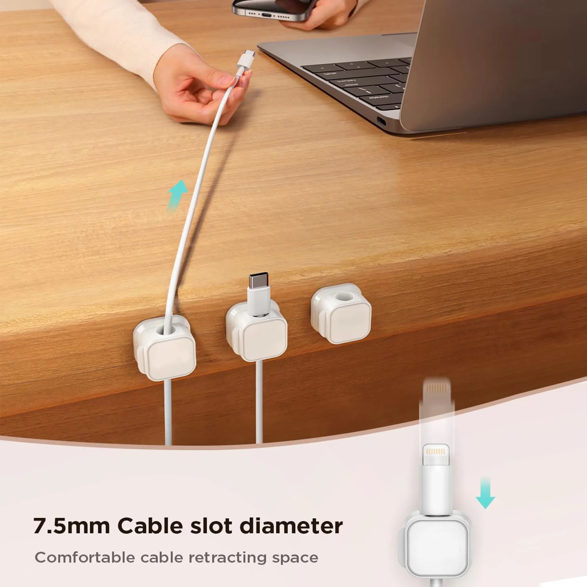 Magnetic Cable Clip 3