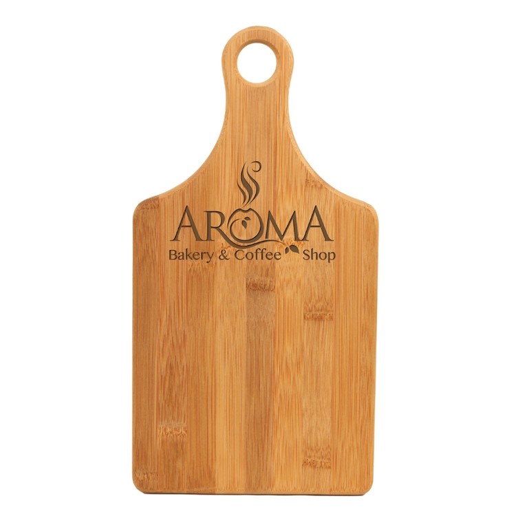 Bamboo Paddle Shape Cutting Board 2