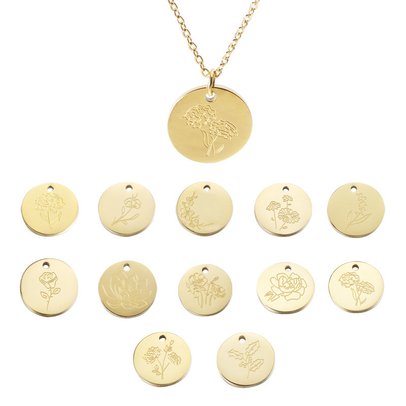 Birth Flower Necklace 2