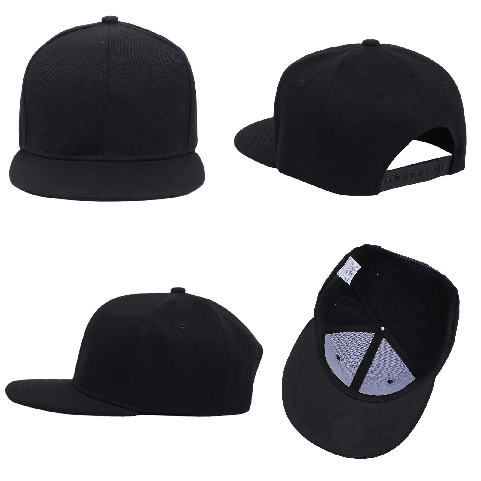 Breathable Flat Bill Snapback Visor 4