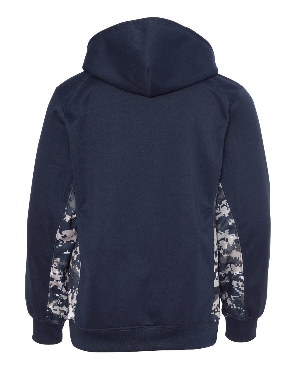 Youth Digital Camo Colorblock Performance Fleece Hooded Sweatshirt - 2464 9