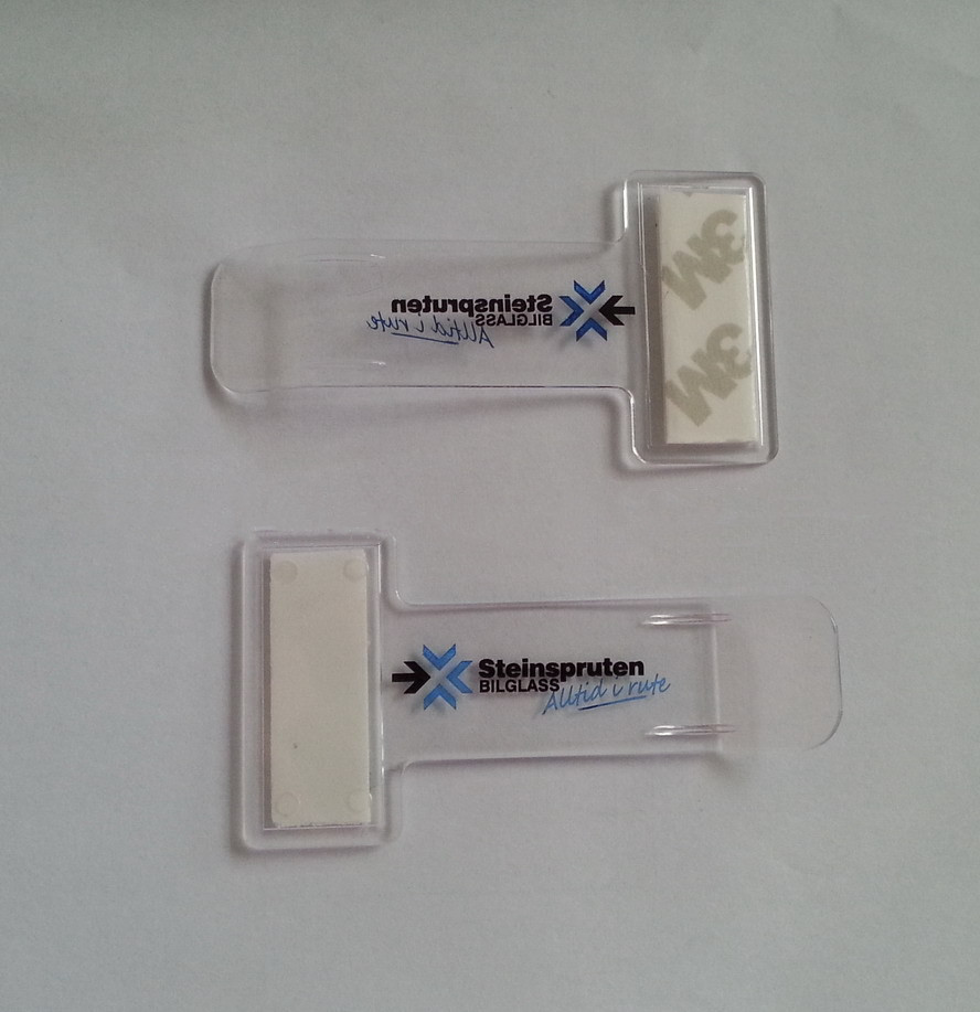 Car Vehicle Parking Ticket Permit Holder Clip Sticker 2
