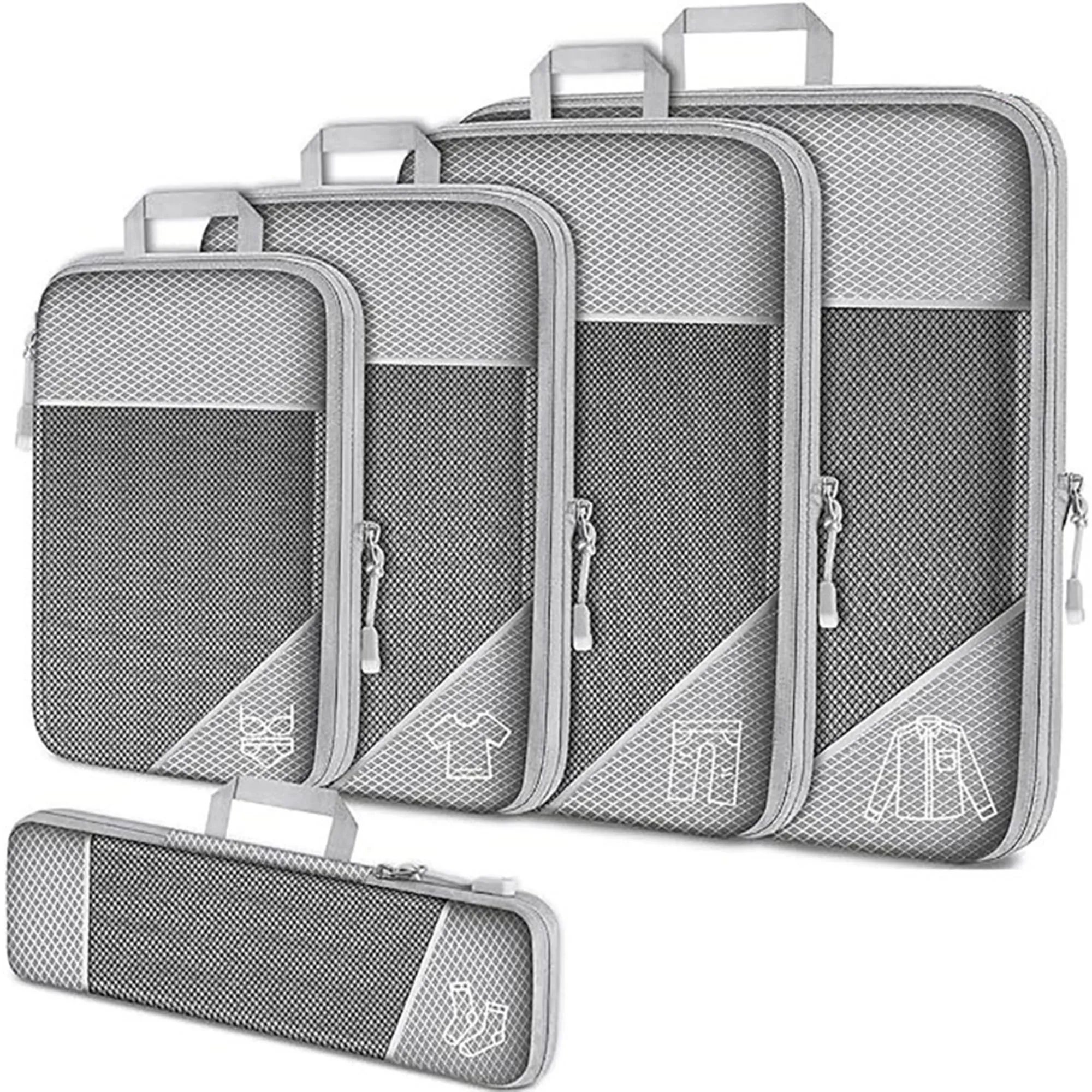MOQ 30 Expandable Travel Bag Luggage Storage Five-Piece Set 2