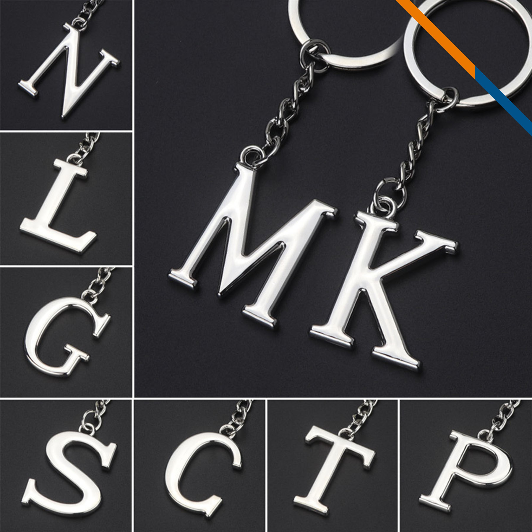 Sonia Letter Keychain 8