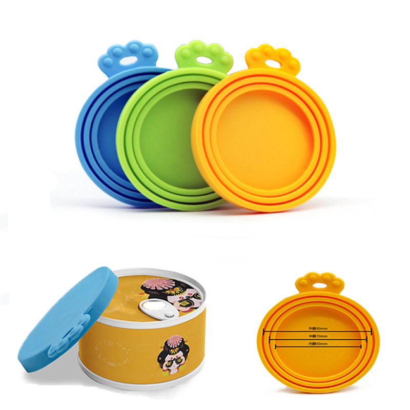 Silicone Can Lids for Pet Food Cans Fits Standard Size Can Tops 19