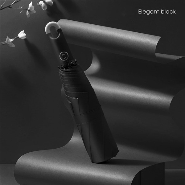 Automatic Triple Folding U-hook Umbrella 6