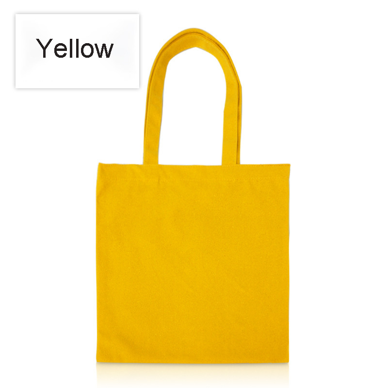 12oz Cotton Canvas Tote Bag Reusable Grocery Shopping Bags 7