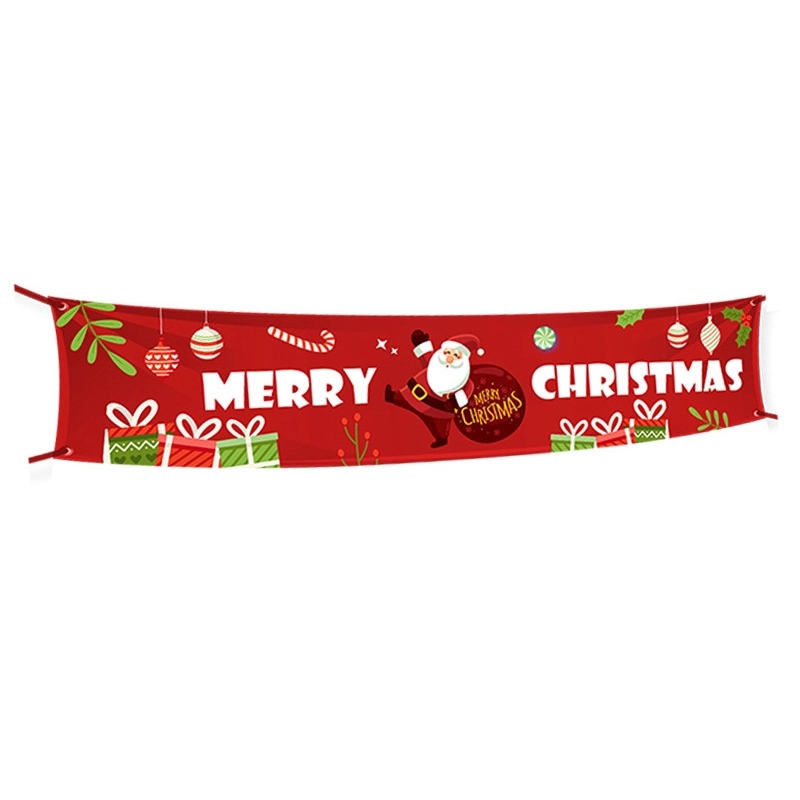 Large Merry Christmas Banner 3