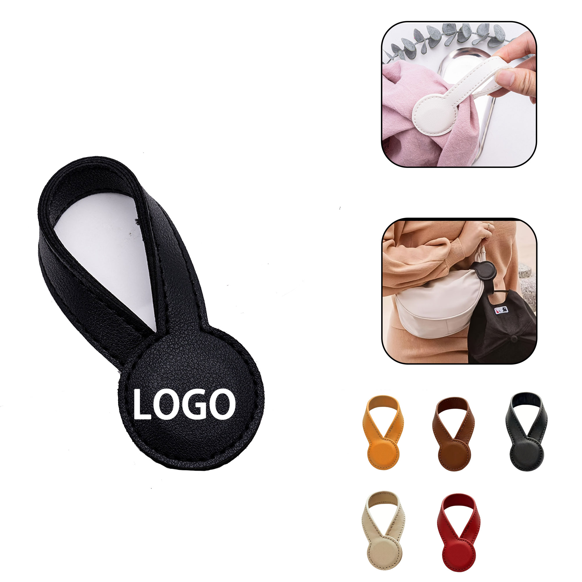 Magnetic PU cap clip 4