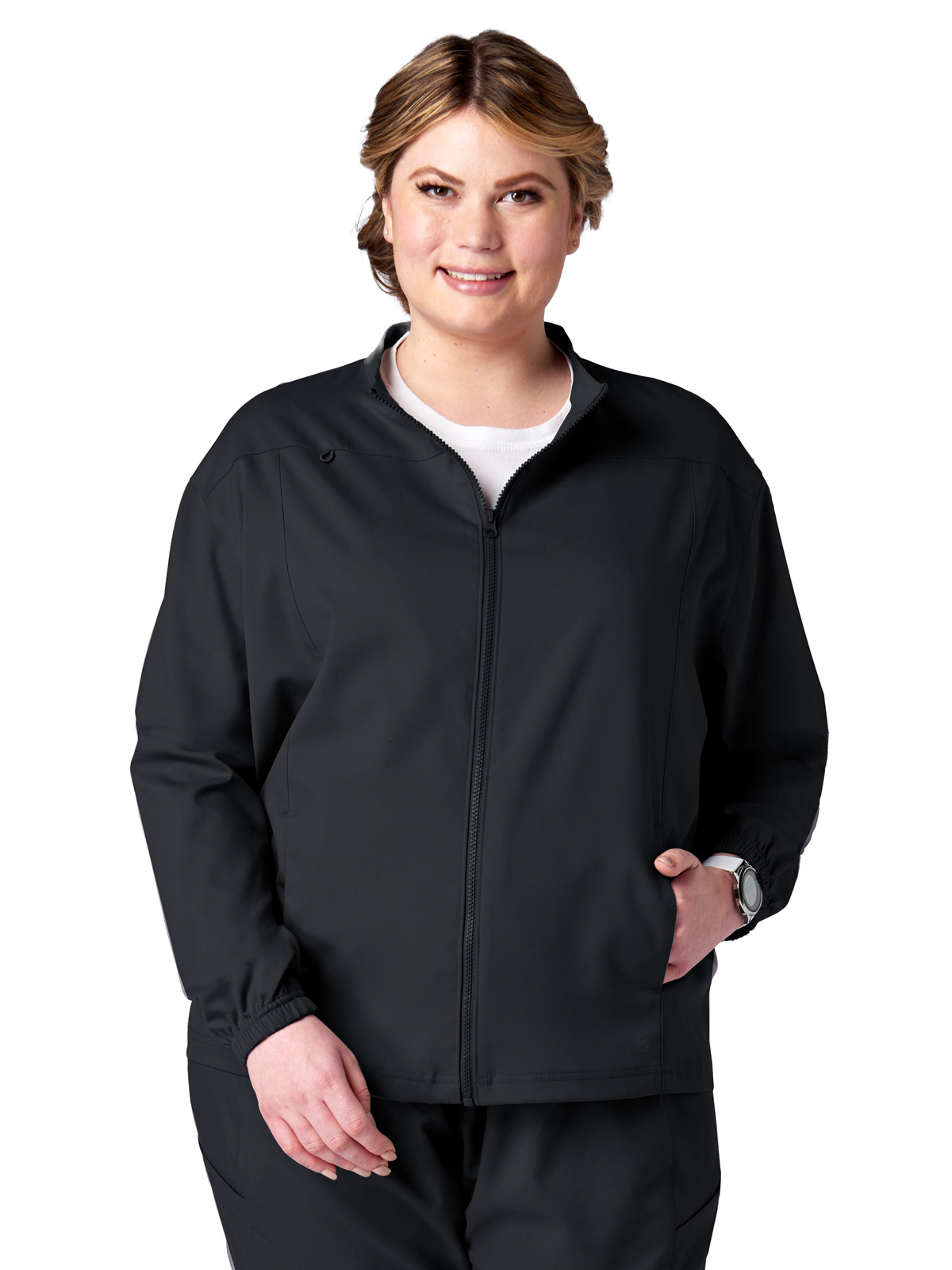 Meta Scrubs - Unisex 2-Pocket Zip Front Jacket
