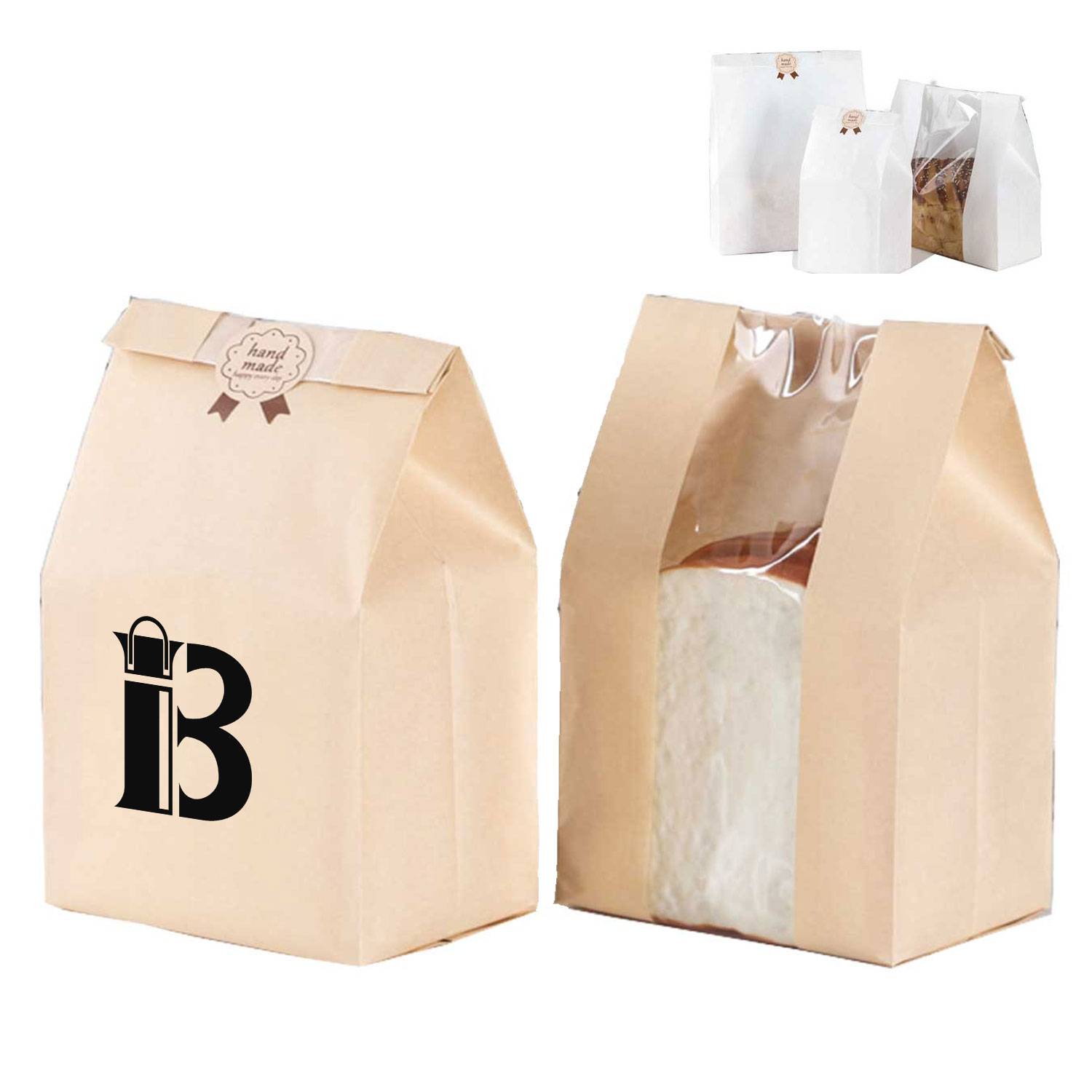 paper bags w/ widow 3