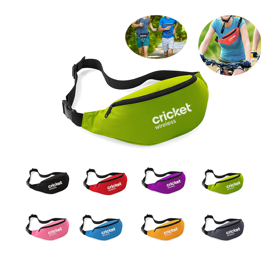 Zipper Running Sport Waist Bag with Adjustable Strap 5