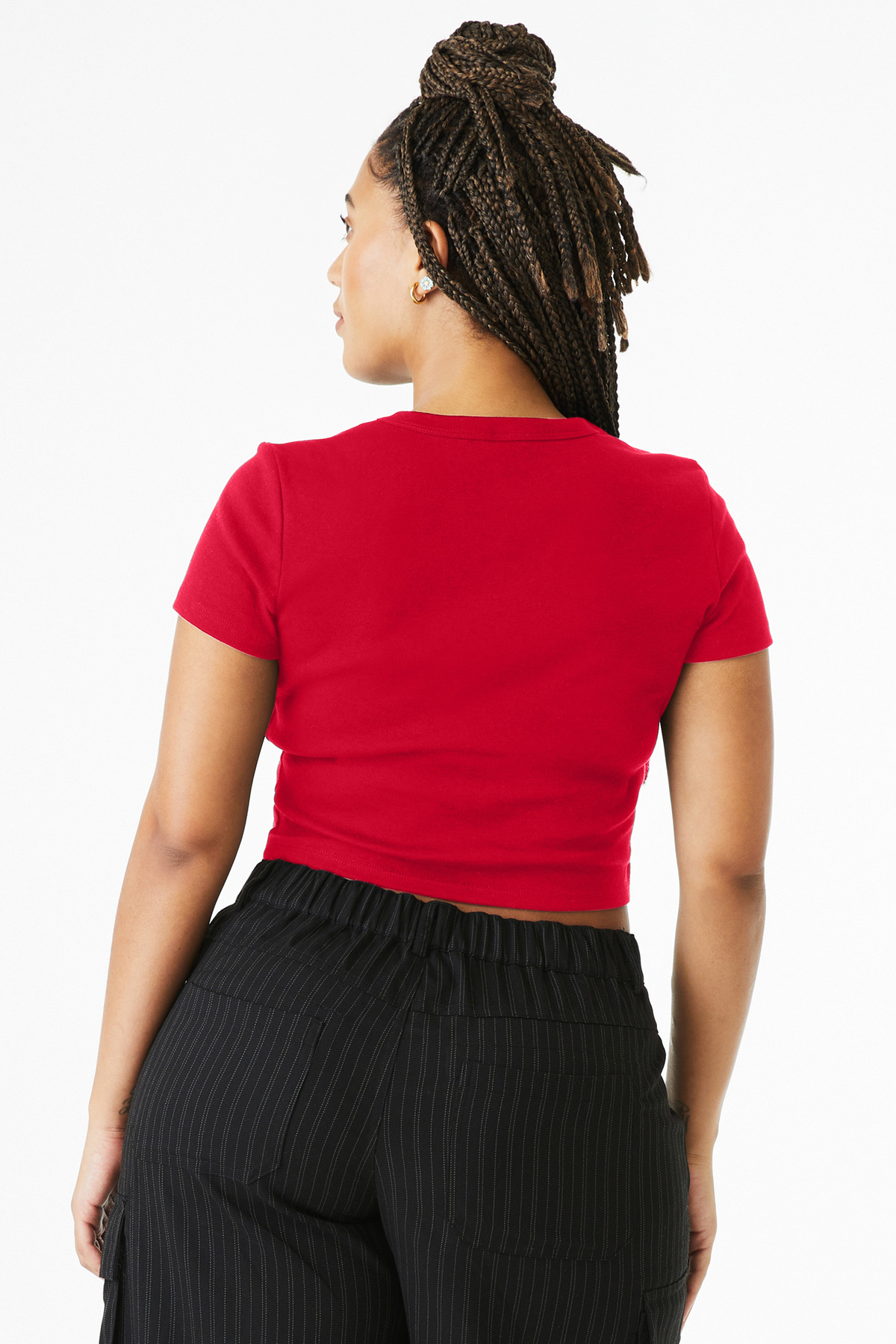 BELLA+CANVAS Women's Micro Rib Baby Tee BC1010 9