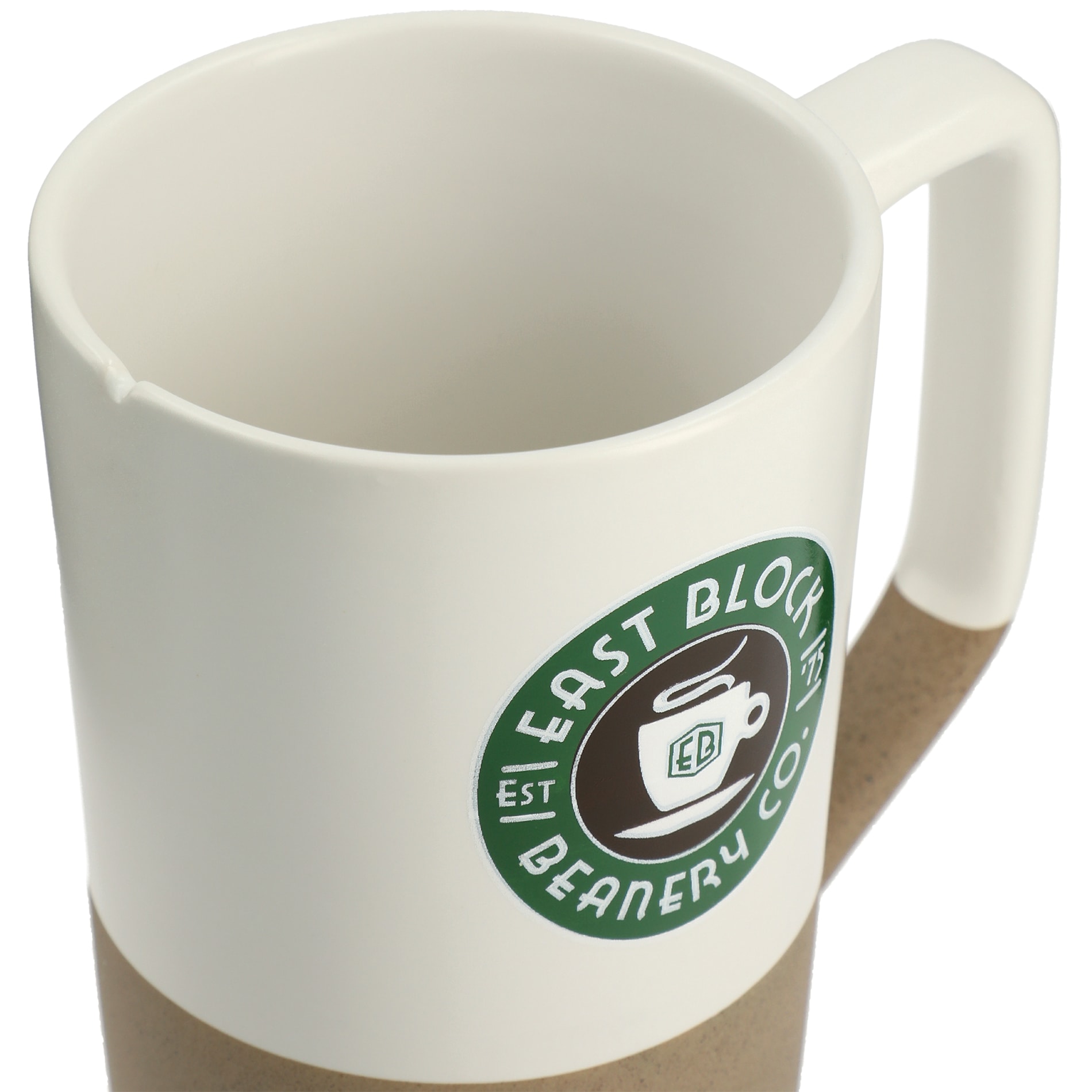 Tahoe Tea & Coffee Ceramic Mug with Wood Lid 16oz 10