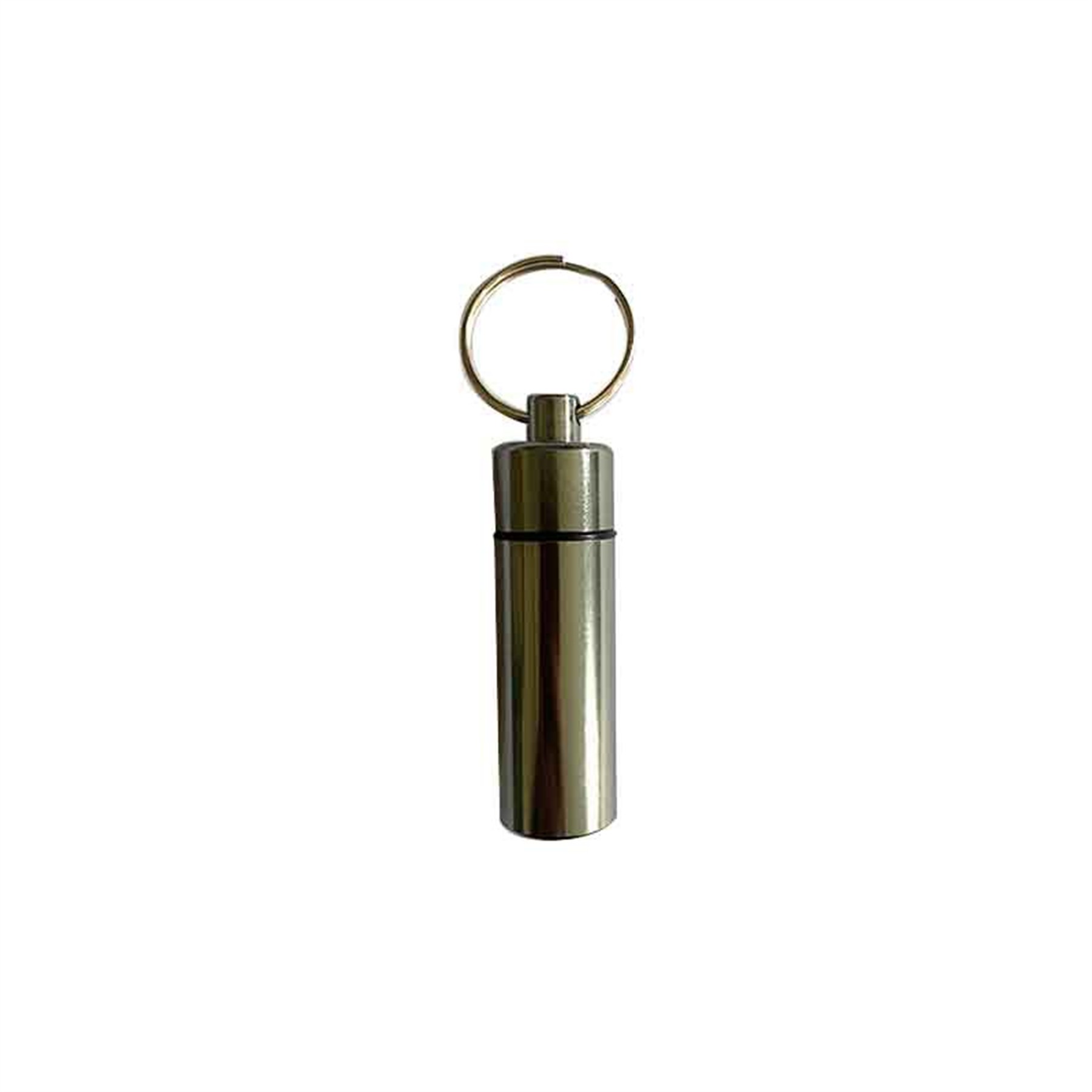 Waterproof Aluminum Pill Case w/Keychain 1