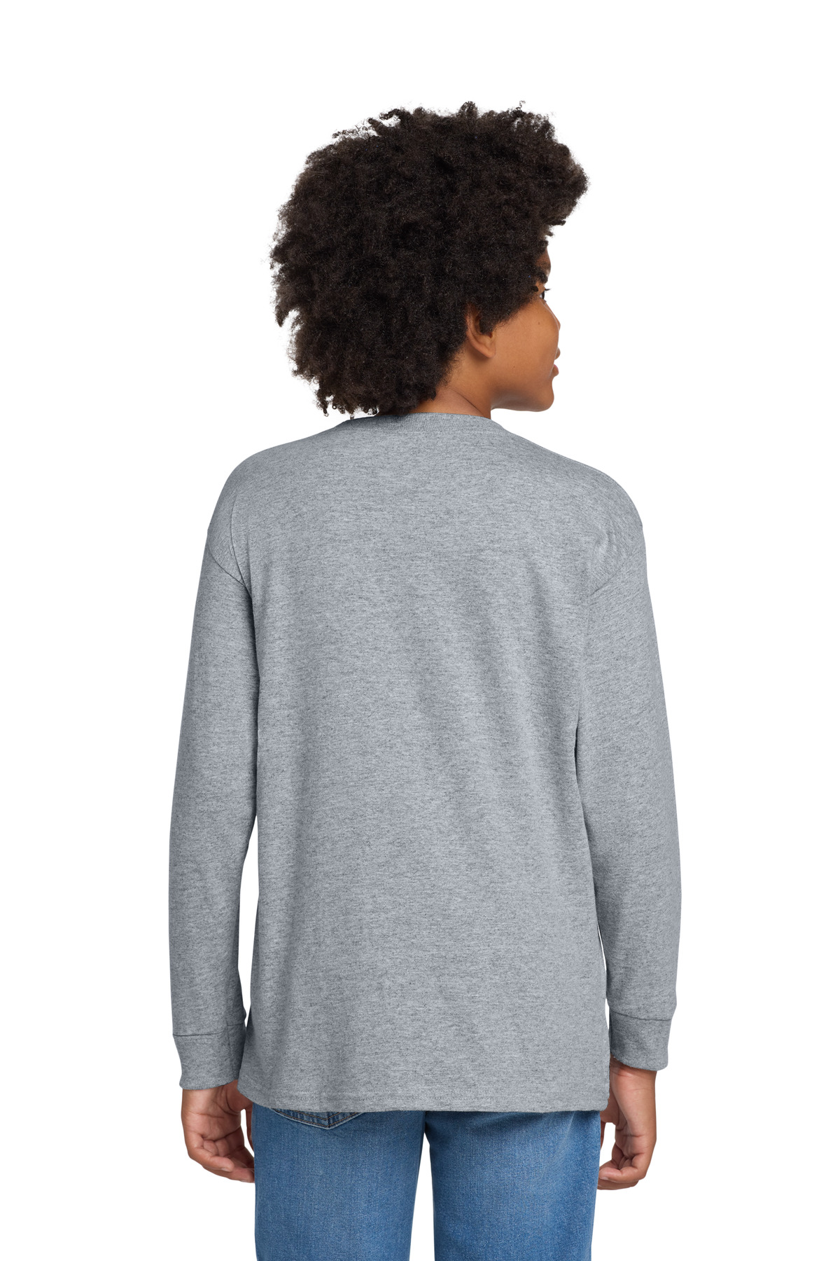 Gildan Youth Heavy Cotton 100% Cotton Long Sleeve T-Shirt. 5400B 70