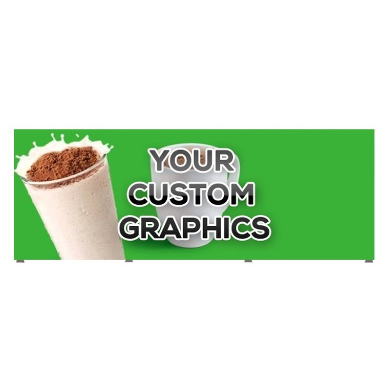Fabric Frame Backwall Display 20ft-Single Sided 2