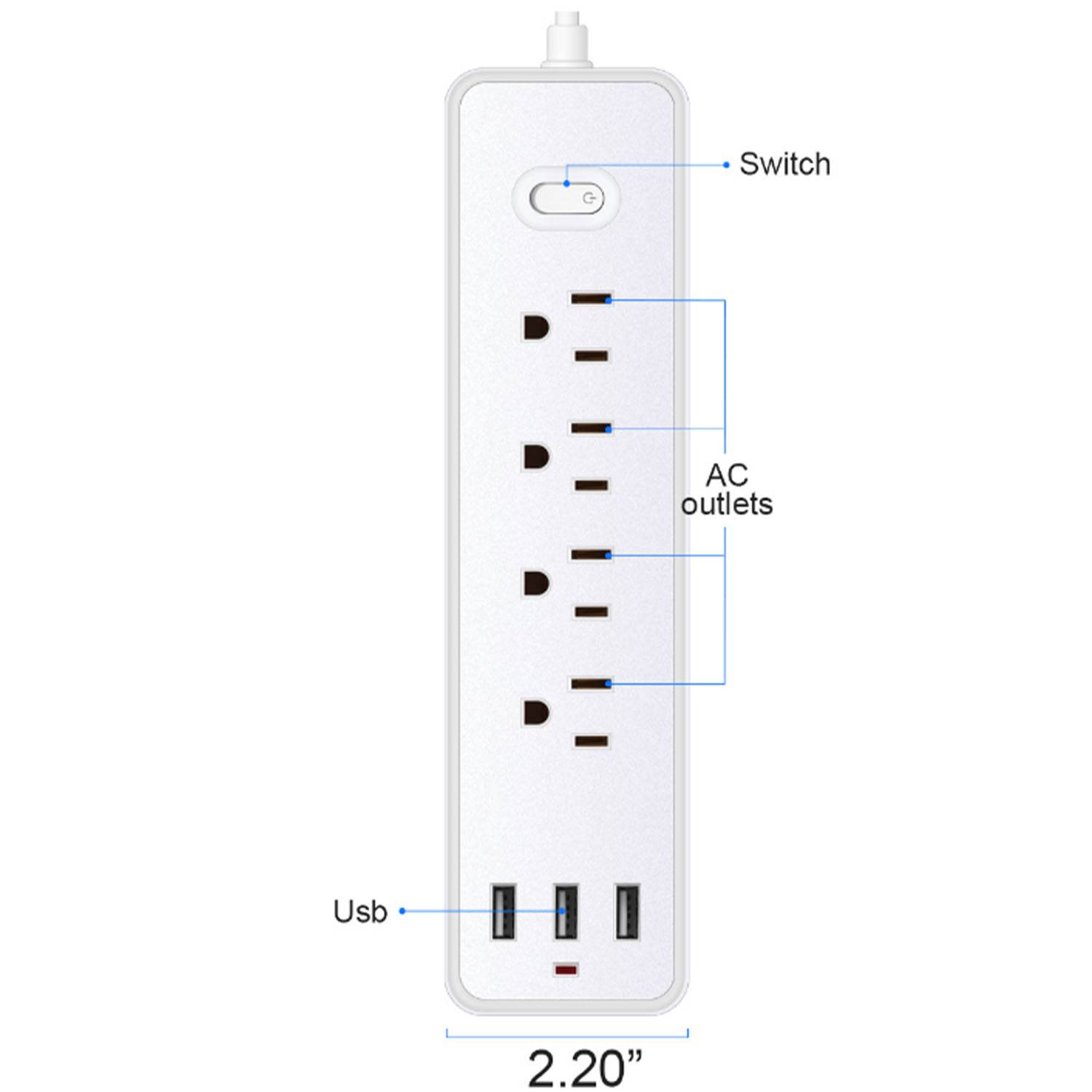 Household Lightning Protection Patch Panel 3