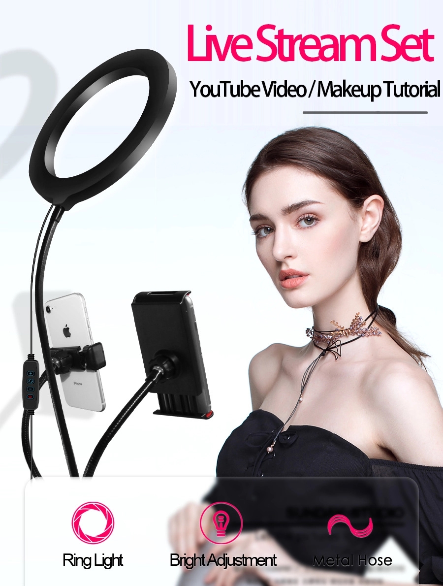 3 in 1 Live Stream Light Kit 8