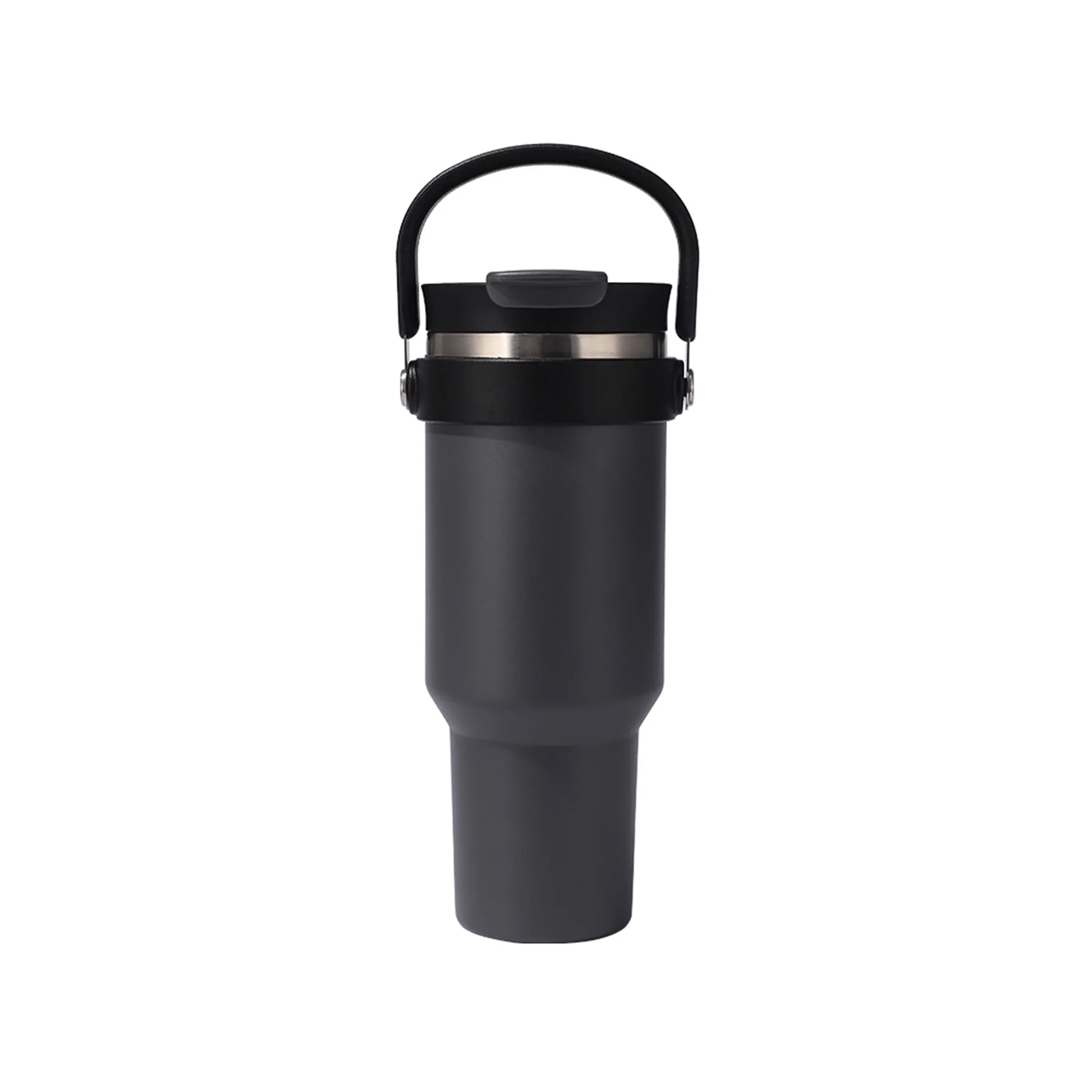 Outdoor 40oz Car Thermos Cup with Handle and Straw 14