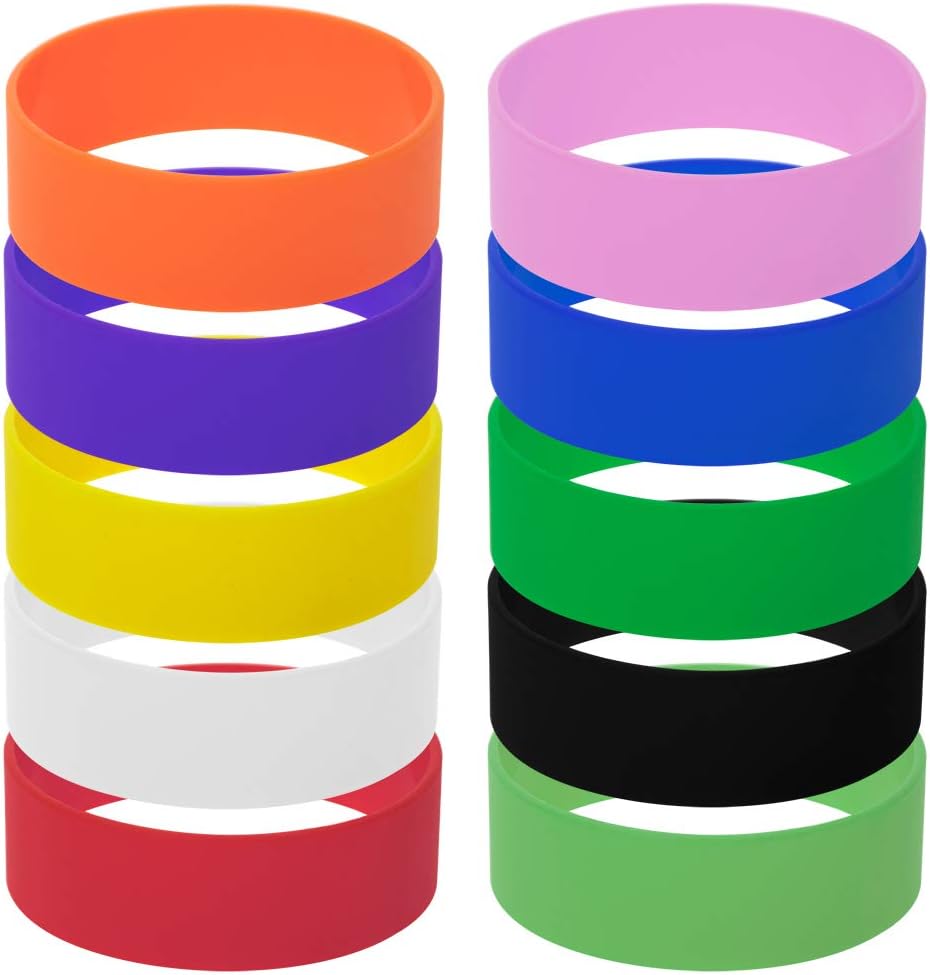 Wide Silicone Wristbands 2