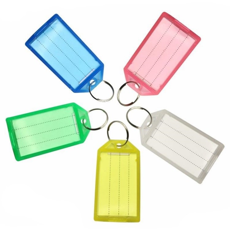 Translucent Vintage Style Motel Keychain Key Tag 1