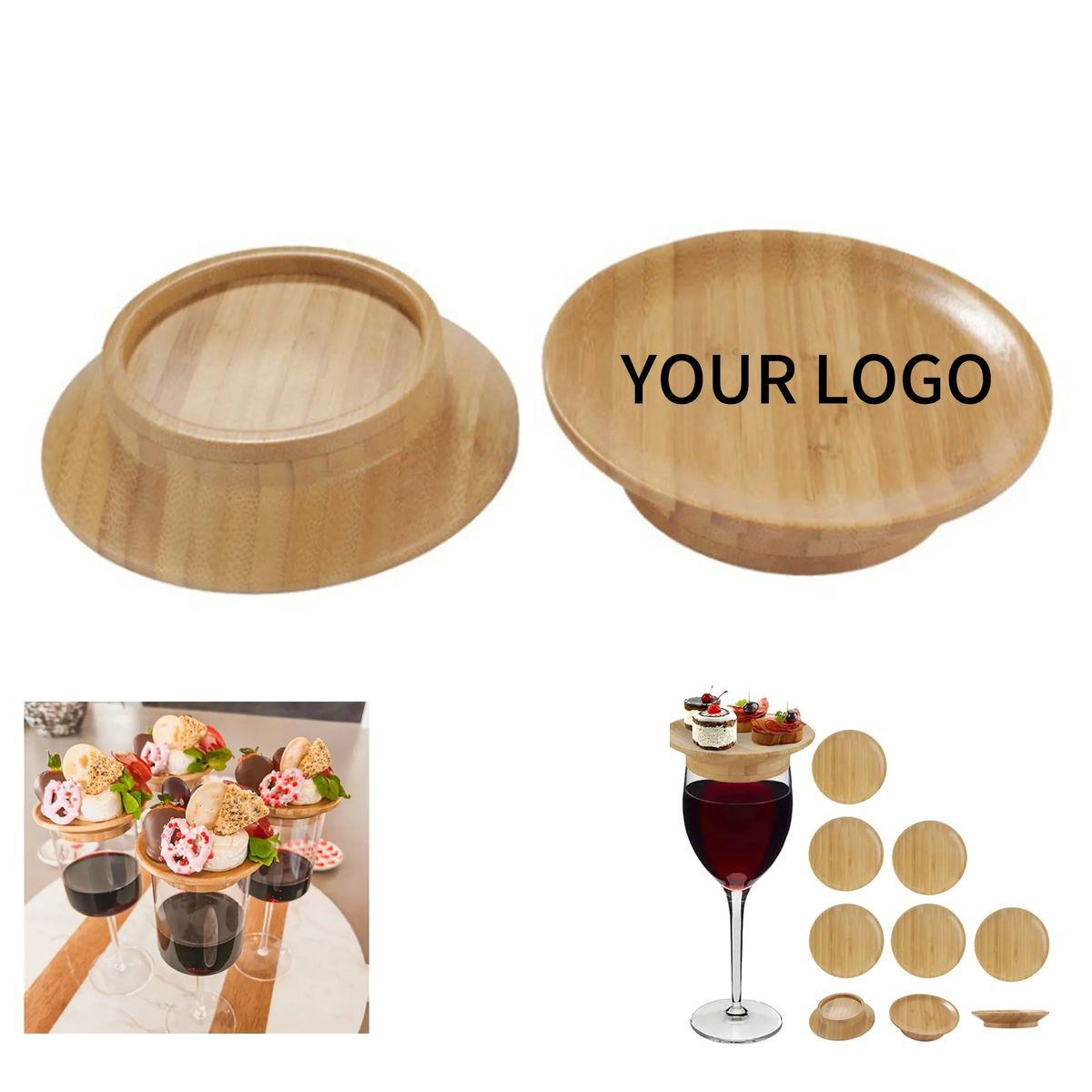 Durable Wooden Coaster For Wine Glass Protection 3