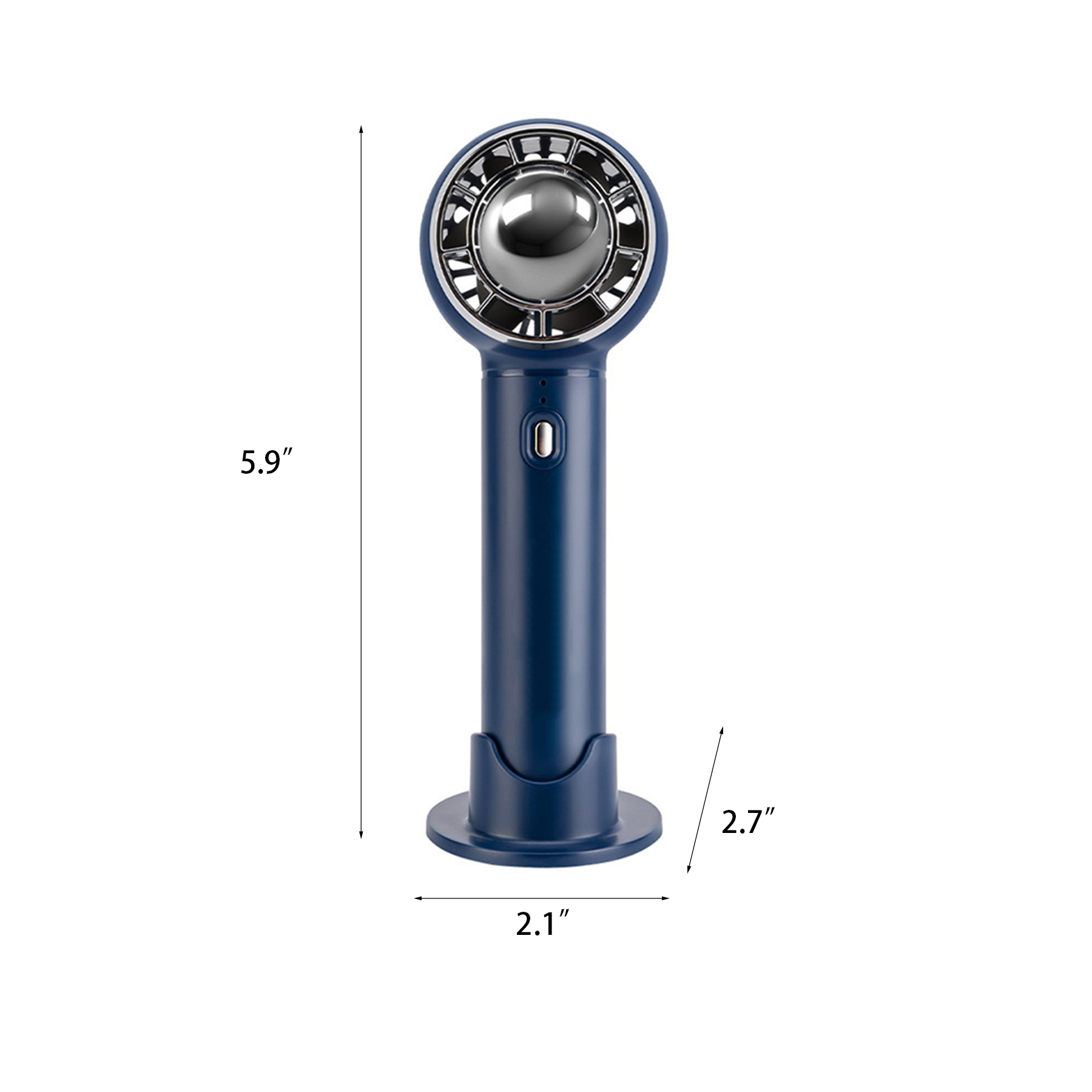 USB Handheld Cooling Fan with Hidden Blades 1