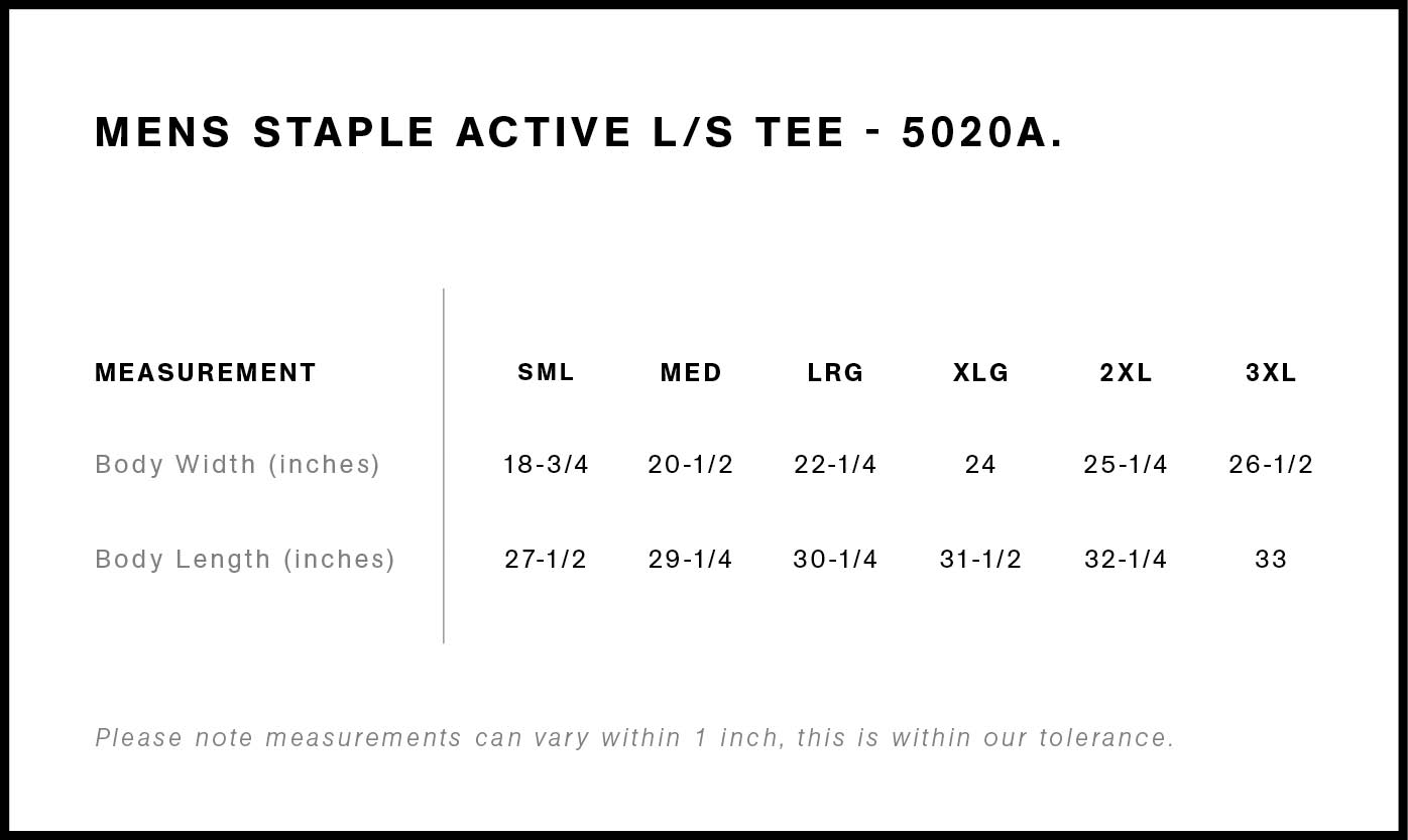 Staple Active L/S Tee | 5020A 19