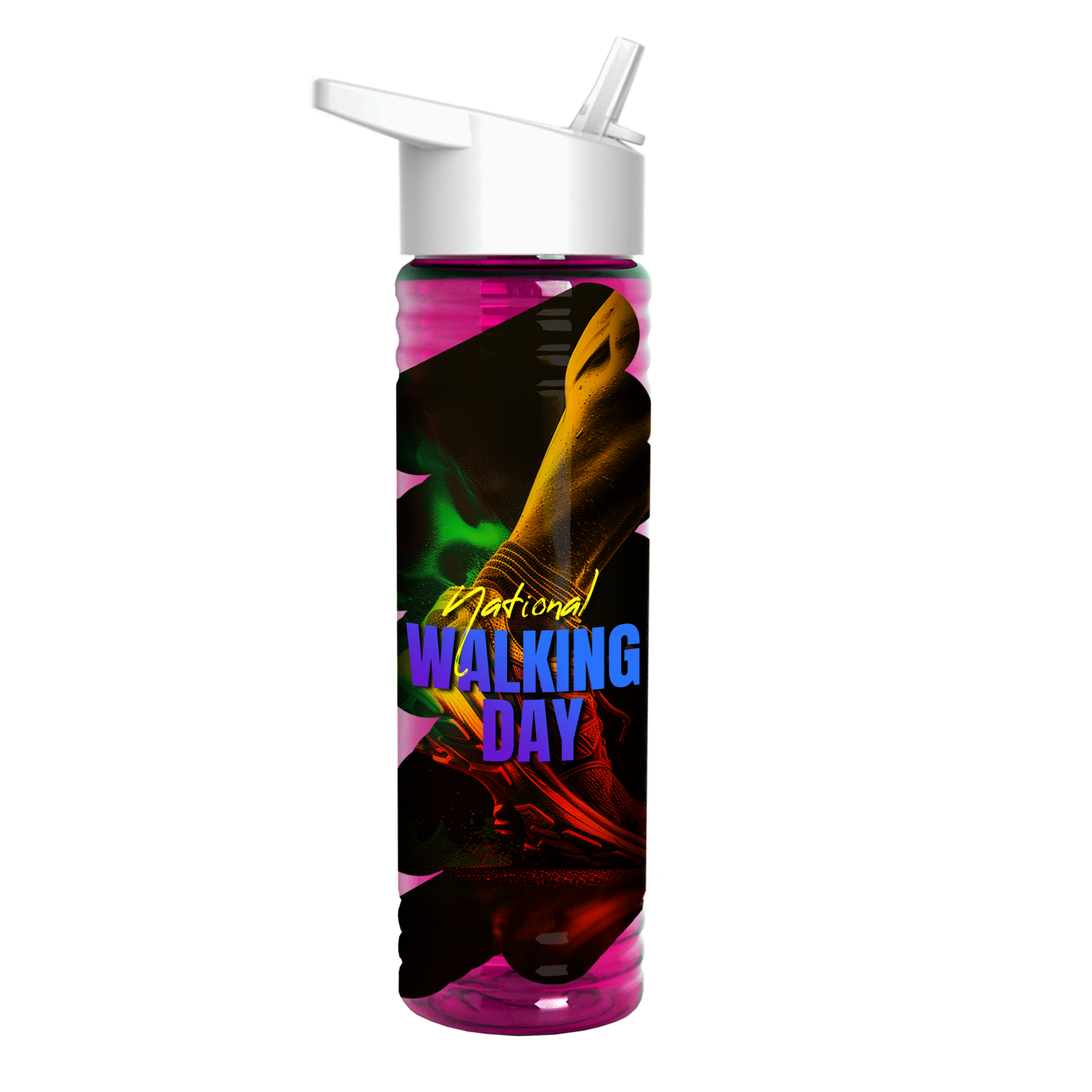 Garyline® Slim Fit Bottle with Flip-Straw Lid - 24 oz. 342